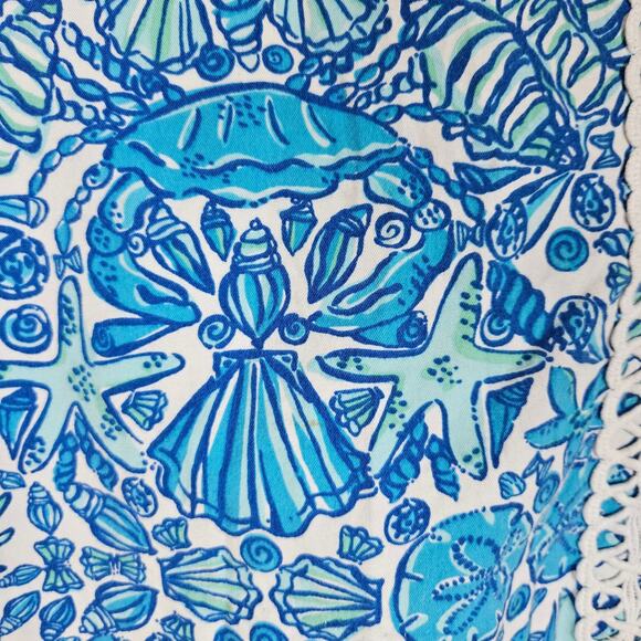 Lilly Pulitzer Jarvey Skort Tennis Pickleball Skirt Blue Starfish Size XS Size 0 - Picture 10 of 13